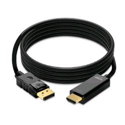 ATLANTIS CAVO ADATTATORE DA DISPLAYPORT 1.1 A HDMI 1.4 FULL HD 60Hz 1.8MT NERO