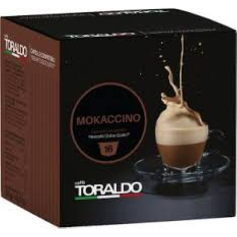 TORALDO MOKACCINO 16 CAPSULE COMPATIBILI CON NESCAFE DOLCE GUSTO