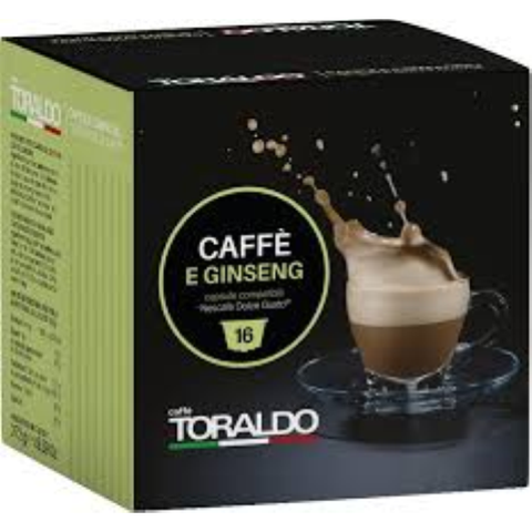 TORALDO GINSENG 16 CAPSULE COMPATIBILI CON NESCAFE DOLCE GUSTO