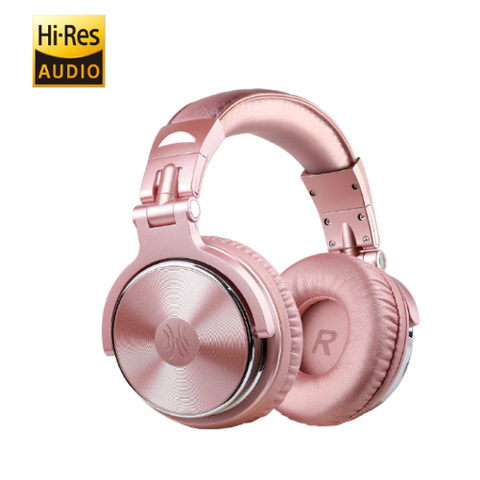 ONEODIO STUDIO PRO 10 HI-RES CUFFIE DJ CABLATE C/ SHAREPORTE E MICROFONO ROSA