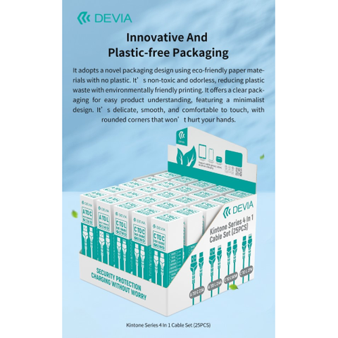 DEVIA ESPOSITORE KINTONE 25 CAVI 5PZ AC 5PZ AL 5PZ CL 10PZ CC CAVI 1 METRO