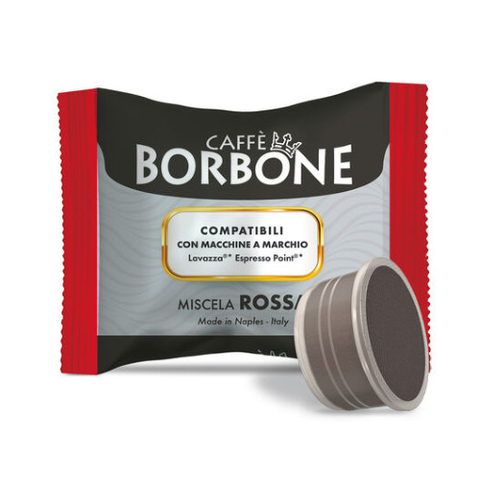 BORBONE MISCELA ROSSA COMPATIBILE CON LAVAZZA ESPRESSO POINT 100 CAPSULE