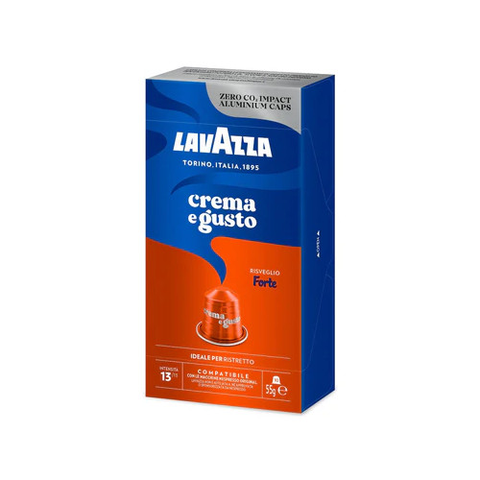 LAVAZZA CREMA E GUSTO FORTE 10 CAPSULE COMPATIBILE CON NESPRESSO