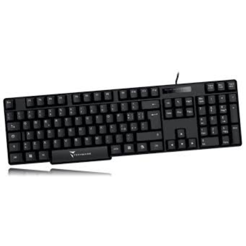 TASTIERA QUERTY 104 TASTI USB2.0 TE CHMADE TM-KB828