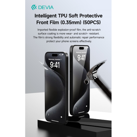 DEVIA PELLICOLA PER PLOTTER SUPER RESISTENTE 0.35MM TRASPARENTE 20 PEZZI