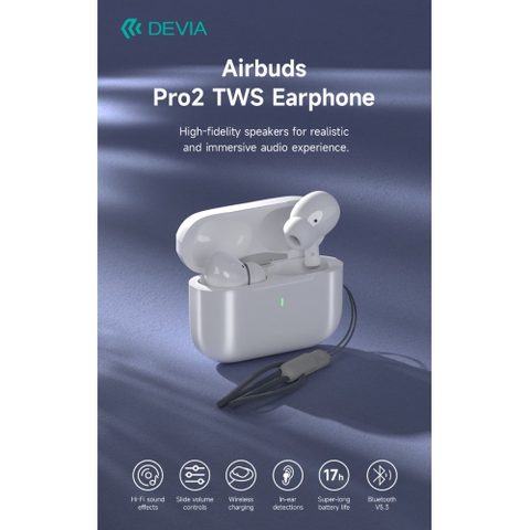 Devia Auricolare Airbuds Pro2 EM058 TWS carica Wireless Bluetooth