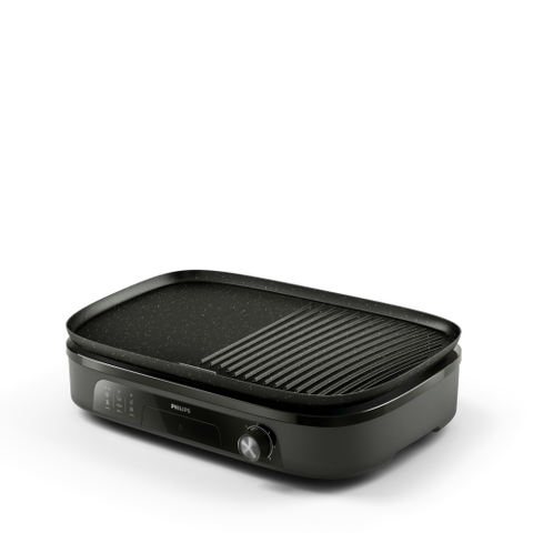 PHILIPS GRILL ELETTRONICO TAVOLO 2400W 1250CM2 HD6210/90