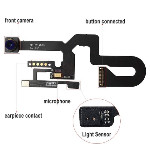 APPLE TELECAMERA FRONTALE SENSORE DI PROSSIMIT PER IPHONE 8 PLUS