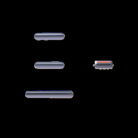 APPLE PULSANTI VOLUME+MUTE+POWER ON/OFF PER IPHONE 11 VIOLA