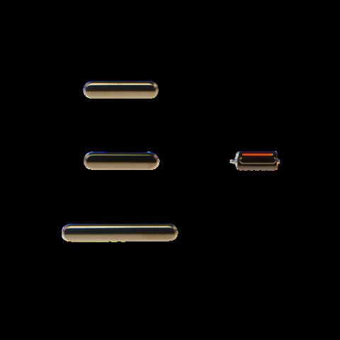 APPLE PULSANTI VOLUME+MUTE+POWER ON/OFF PER IPHONE 11 PRO GOLD