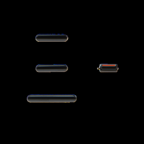 APPLE PULSANTI VOLUME+MUTE+POWER ON/OFF PER IPHONE 11 PRO NERI