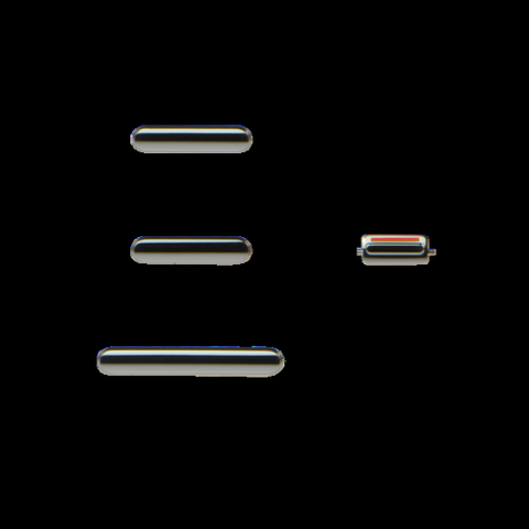 APPLE PULSANTI VOLUME+MUTE+POWER ON/OFF PER IPHONE 11 PRO SILVER