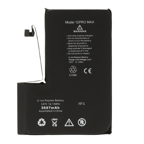 APPLE IP 12 PRO MAX BATTERIA DIAGNOSTICA 3687 MAH NERO S+