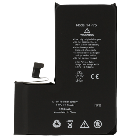 APPLE IP 14 PRO BATTERIA DIAGNOSTICA 3200 MAH NERO S+