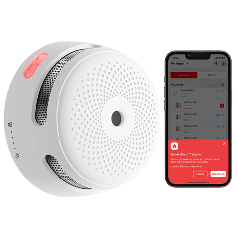 X-SENSE SENSORE FUMO LINK+PRO A BATTERIA SOSTIT DA CONNETTERE A CENTRALINA RF