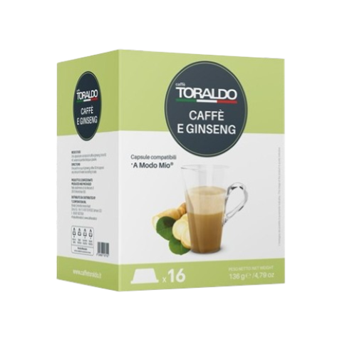 TORALDO GINSENG PER LAVAZZA A MODO MIO 16 CAPSULE
