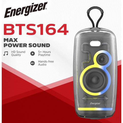Altavoz ENERGIZER BT + 2400 mAh portátil IPX65