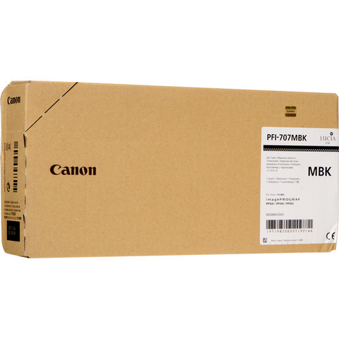 CANON SERBATOIO PULGADAS PFI-707MBK NEGRO MATE (700 ml) X IPF 830 840 850 9820B001