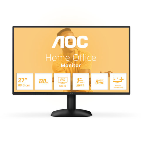 MONITOR AOC LED 27" WIDE 27B31H IPS 1920X1080 120HZ 4MS 300CD/MQ 1.500:1 VGA HDMI