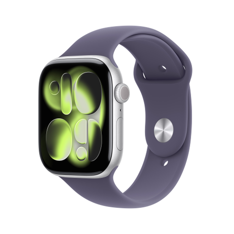 APPLE WATCH 11 46 MM GPS ALLUMIN.SILVER-VI VIOLA NEBBIA SPORT BANND M/L 2025