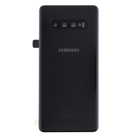 COPRI BATTERIA SAMSUNG PER G975 S10 PLUS BLACK SERVICE PACK