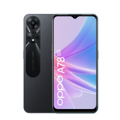 SMARTPHONE OPPO A78 6.6" 128GB RAM 8GB DUAL SIM 5G GLOWING BLACK