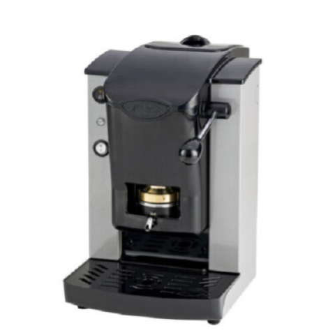 MACCHINA DA CAFFE' FABER SLOT PLAST BASIC TELAIO GRIGIO PLASTICHE NERO PRESSACIALDA IN OTTONE SPGRINBASOTT
