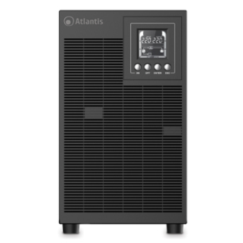 UPS ATLANTIS A03-OP3002XLN SERVER ONLINE PRO 3000VA (2100W) TOWER 6 BATTERIE USB/EPO/RS232 4XIEC LCD