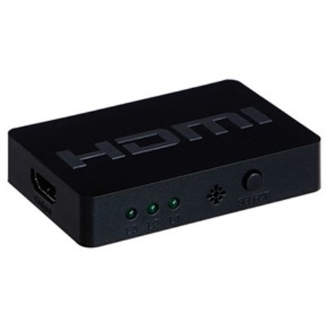 MINI SWITCH LINK HDMI 4KX2K@30HZ 3 PORTE CON TELECOMANDO - LKHDS3