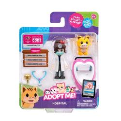 REI TOYS ADOPT ME HOSPITAL CON DOTTOR HEART GINGER CAT E ACCESSORI