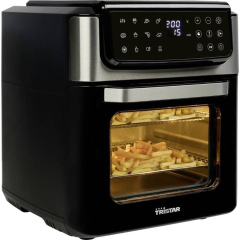FRIGGITRICE AD ARIA CALDA 12LT FORNO 1800W TRISTAR FR-9068 NERO