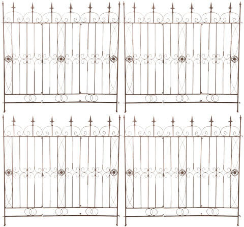 4er Set Gartenzune Mangold