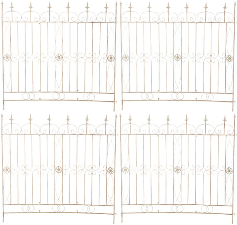 4er Set Gartenzune Mangold