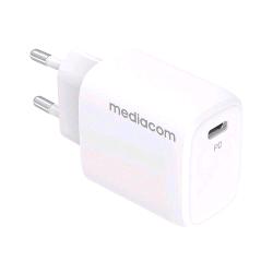 MEDIACOM MD-A120 PD CHARGER CARICABATTERIE DA RETE USB-C 20 W BIANCO