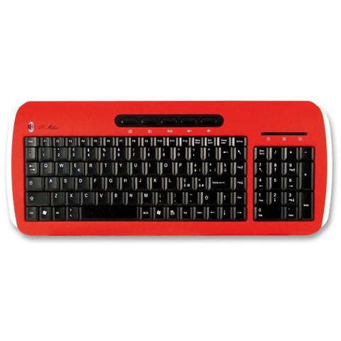 TECHMADE PC TASTIERA MULTIMEDIALE USB UFFICIALE AC MILAN