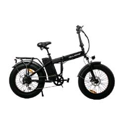 ITALIA POWER FORCE BICICLETTA ELETTRICA PIEGHEVOLE A PEDALATA ASSISTITA 250W RUOTE DA 20" X 4" DISPLAY LCD AUTONOMIA 40 KM NERO