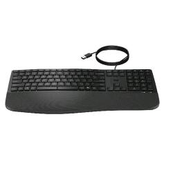 HP 480 COMFORT WIRED KEYBOARD TASTIERA USB-A TASTI PROGRAMMABILI INCLINAZIONE REGOLABILE CAVO 1.5 MT NERO