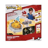 REI TOYS POKEMON ARENA DI COMBATTIMENTO CON TROTTOLE E 2 PERSONAGGI