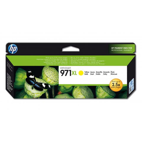 HP 971XL CARTUCCIA XL GIALLO ALTA CAPACITA' PER OFFICEJET PRO X451DW-476DW-551DW-576DW 6.600 PAGINE