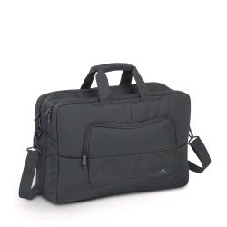 RIVACASE TEGEL BORSA PER NOTEBOOK DA 17.3" IN RPET 2 SCOMPARTI TASCA FRONTALE CON TRACOLLA NERO