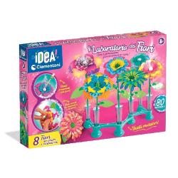 CLEMENTONI IDEA LABORATORIO DEI FIORI KIT CREATIVO CON 8 FIORI DI CARTA DA COLORARE E PROFUMARE