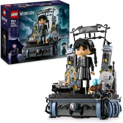 LEGO WEDNESDAY PERSONAGGIO SNODABILE DI MERCOLEDI ADDAMS DA COSTRUIRE CON MANO E ACCESSORI