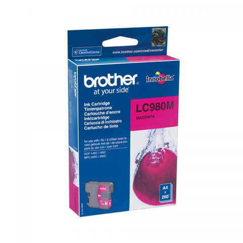 INK BROTHER LC-980M MAGENTA X DCP-145C DCP-165C DCP-195C MFC-250C MFC-290C