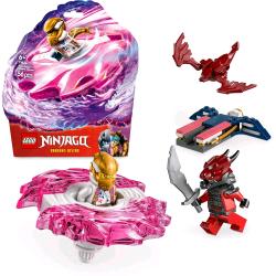 LEGO NINJAGO SPINNER DEL DRAGO SPINJITZU DI SORA TROTTOLA GIOCATTOLO CON 2 MINIFIGURE E SPADE