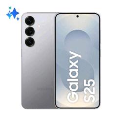 SAMSUNG S931 GALAXY S25 5G DUAL SIM Ai 6.2" OCTA CORE 128GB RAM 12GB 5G TIM SILVER SHADOW