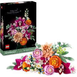 LEGO BOTANICALS BOUQUET DI FIORI ROSA KIT MODELLISMO