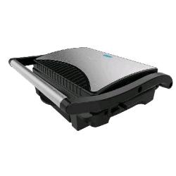 CECOTEC ROCK'N GRILL DARK GRIGLIA ELETTRICA 1000 W RIVESTIMENTO IN PIETRA 25,4X17,5 CM PIASTRA SUPERIORE GALLEGGIANTE CON VASSOIO RACCOGLITORE NERO