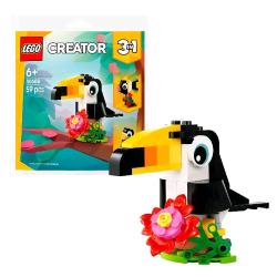 LEGO CREATOR 3 IN 1 TUCANO TROPICALE TRASFORMABILE IN PESCE E PINGUINO