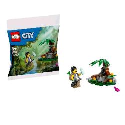 LEGO CITY L' INCONTRO CON IL CUCCIOLO DI GORILLA CON MINIFIGURA