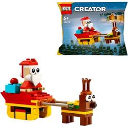 LEGO CREATOR AVVENTURA BABBO NATALE IN SLITTA CON RENNA
